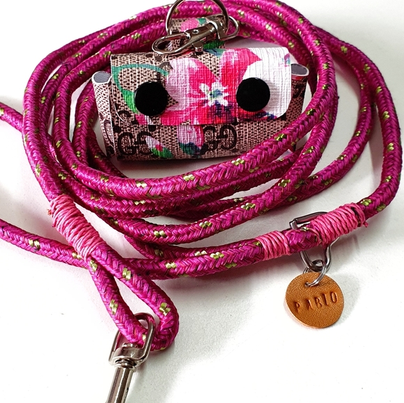 🐶 3 for$15 * Pablo Hot Pink Climbing Rope Dog Leash - Picture 2 of 4